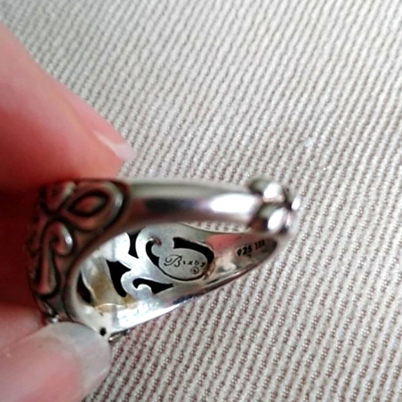 BARBARA BIXBY GREEN QUARTZ STERLING SILVER RING - Picture 6 of 10